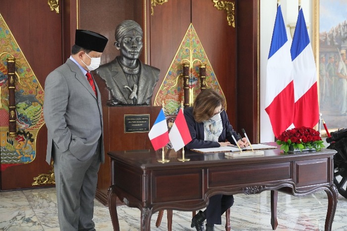 Indonesia dan Prancis menjalin beberapa kerja sama di bidang pertahanan.(Dok. Kementerian Pertahanan RI)