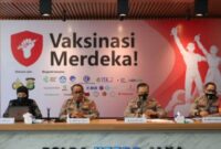 Greater Jakarta Metropolitan Regional Police Ready to Conduct Merdeka Vaccination 2. /Dok. tribratanews.polri.go.id