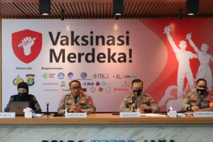 Greater Jakarta Metropolitan Regional Police Ready to Conduct Merdeka Vaccination 2. /Dok. tribratanews.polri.go.id