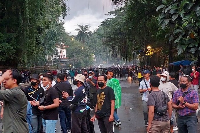 Unjuk rasa Badan Eksekutif Mahasiswa Seluruh Indonesia (BEM SI). (Instagram.com/@bogor24update)

