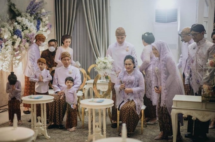 Pernikahan Kaesang Pangarep dan Erina Gudono. (Instagram.com/@morden.co)
