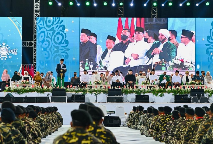 Presiden Joko Widodo menghadiri Festival Tradisi Islam Nusantara. (Dok. Biro Pers Sekretariat Presiden/Laily Rachev)