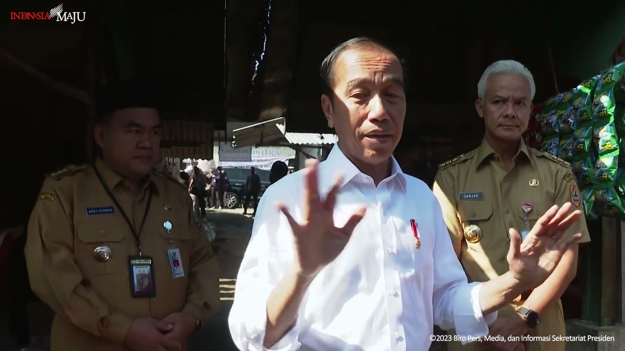 Keterangan Pers Presiden Jokowi Saat Kunjungi Pasar Mendenrejo, Blora, 10 Maret 2023