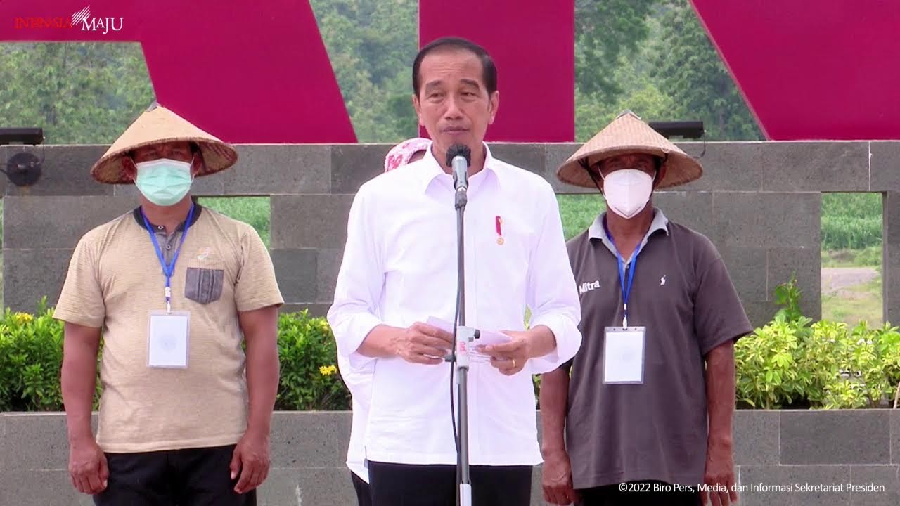 LIVE: Presiden Jokowi Resmikan Bendungan Semantok, Nganjuk, 20 Desember 2022