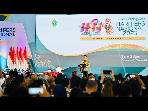 LIVE: Sambutan Presiden Jokowi pada Puncak Peringatan Hari Pers Nasional Tahun 2023, 9 Feb 2023