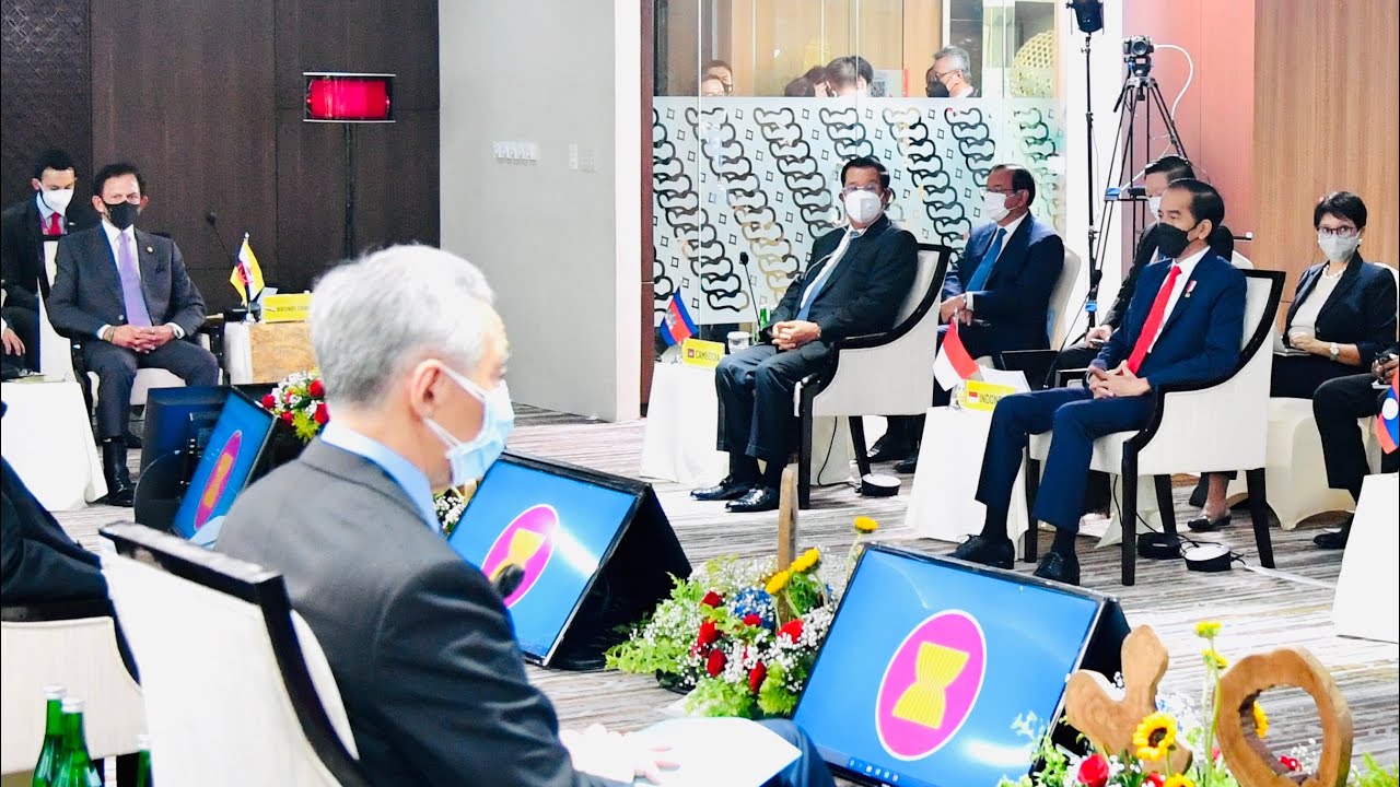 Presiden Jokowi Hadiri ASEAN Leaders' Meeting, Jakarta, 24 April 2021