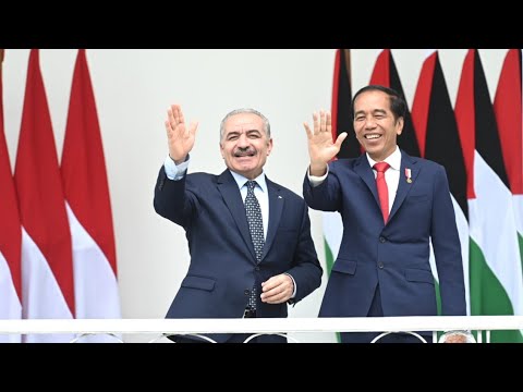 Presiden Jokowi sambut Perdana Menteri Palestina di Istana Kepresidenan Bogor,  24 Oktober 2022