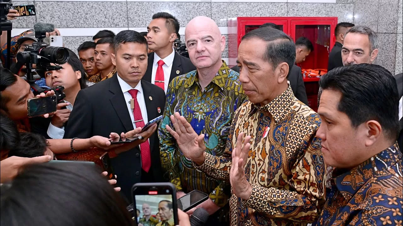 Keterangan Pers Presiden Jokowi Usai Resmikan Kantor FIFA, Jakarta, 10 November 2023