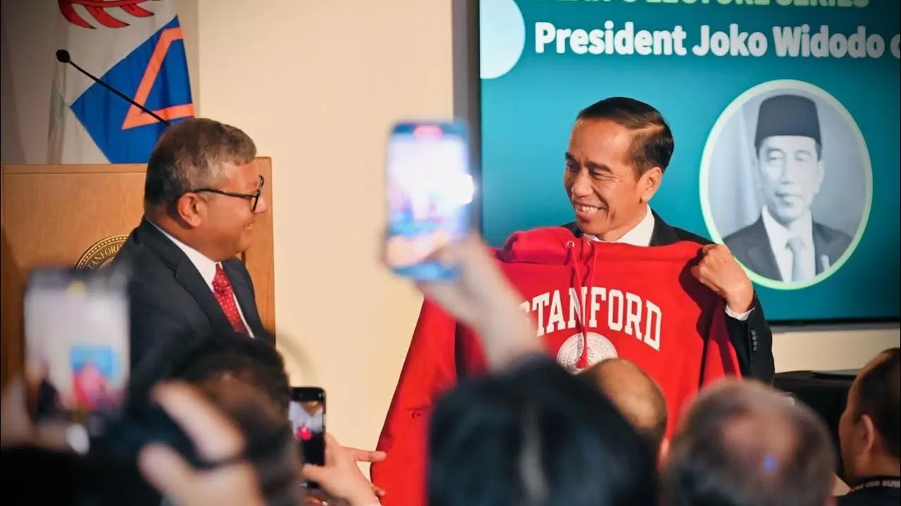 Kuliah Umum Presiden Jokowi di Stanford University, San Francisco, 15 November 2023