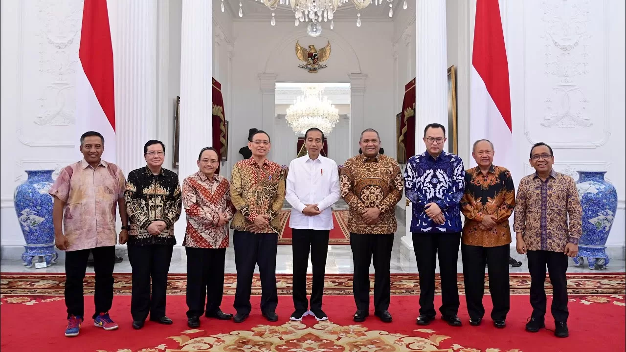 Presiden Jokowi Terima Forum Rektor Indonesia, Istana Merdeka, 7 November 2023