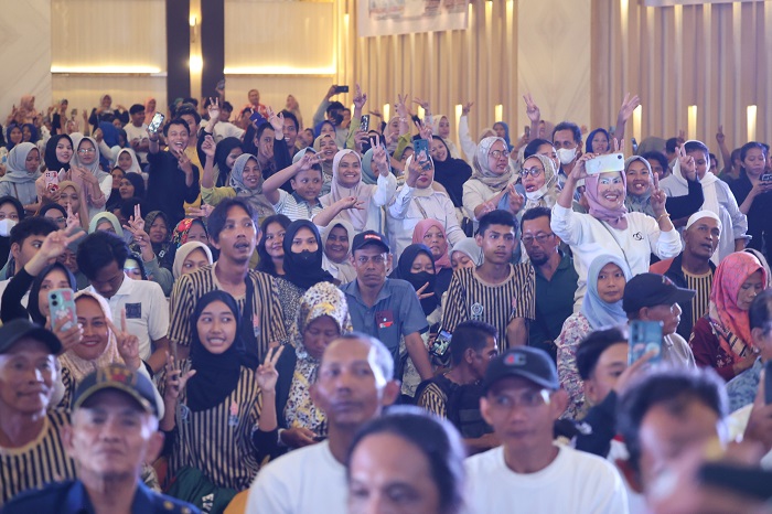 Kehadiran capres nomor urut 2 Prabowo Subianto di Palembang. (Dok. Tim Media Prabowo-Gibran)