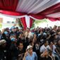 Para nelayan se-Jawa mengunjungi kediaman calon presiden nomor urut 2 Prabowo Subianto di Jalan Kertanegara. (Dok. TKN Prabowo - Gibran)
