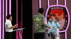 Calon wakil presiden (Cawapres) nomor urut 2 Gibran Rakabuming Raka Acara Debat Cawapres. (Dok. TKN Prabowo Gibran)
