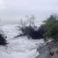 abrasi pantai terjadi di Kelurahan Pasie Nan Tigo, Kecamatan Lubuk Begalung, Kota Padang. (Dok. BPBD Kota Padang)