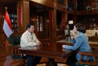 Al Jazeera melakukan wawancara ekslusif dengan Presiden RI terpilih Prabowo Subianto. (Dok. Tim Media Prabowo)

