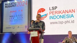 LSP PHI Bersinergi Dorong SDM Ikan Hias Berkompeten pada acara pameran ikan hias dan binatang peliharaan “NUSATIC X NUSAPET 2024, Tangerang (7/06/2024). 