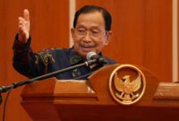 Mantan Menteri Negara Pendayagunaan BUMN Tanri Abeng meninggal dunia. (Dok. Ppid.sulselprov.go.id)