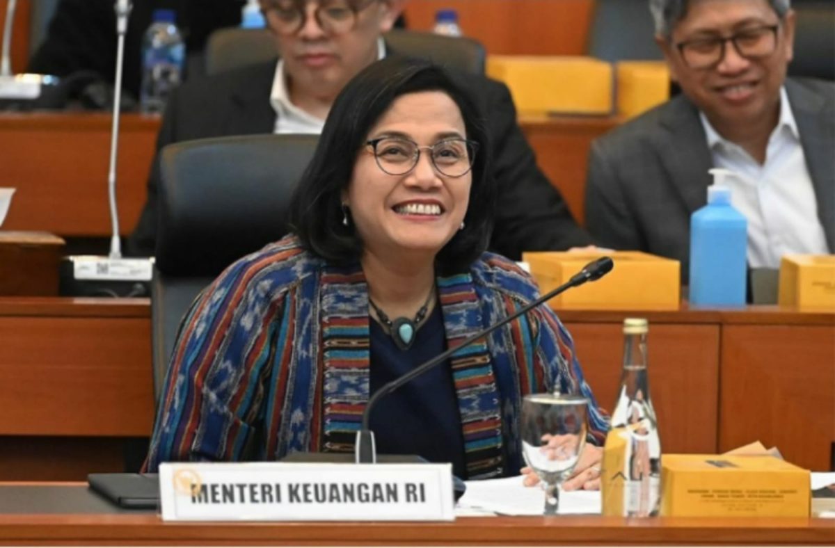 Menteri Keuangan RI Sri Mulyani Indrawati saat Rapat Kerja bersama Badan Anggaran DPR RI, Jakarta, 9 Juli 2024. (Instagram.com/@smindrawati)