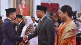Presiden Joko Widodo (Jokowi) melantik politisi Partai Gerindra, Sudaryono sebagai Wakil Menteri Pertanian (Wamentan).  (Facebook.com @Sudaryono)