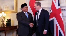 Presiden RI Prabowo Subianto bertemu Perdana Menteri (PM) Inggris Keir Starmer di 10 Downing Street, London, Kamis (21/11/2024). (Dok. Tim Media Prabowo)