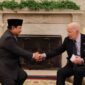 Presiden Republik Indonesia Prabowo Subianto bertemu dengan Presiden Amerika Serikat Joe Biden. (Dok. Tim Media Prabowo)