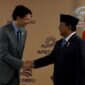 Presiden RI Prabowo Subianto bertemu dengan Perdana Menteri (PM) Kanada Justin Trudeau di ruang Sala Maranga, Loma Convention Center (LCC). (Dok. Tim Media Prabowo)