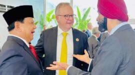 Presiden RI Prabowo Subianto tertangkap kamera berbincang akrab bersama sejumlah pemimpin negara di balik layar KTT G20 Brasil 2024. (Dok. Tim Media Prabowo)

