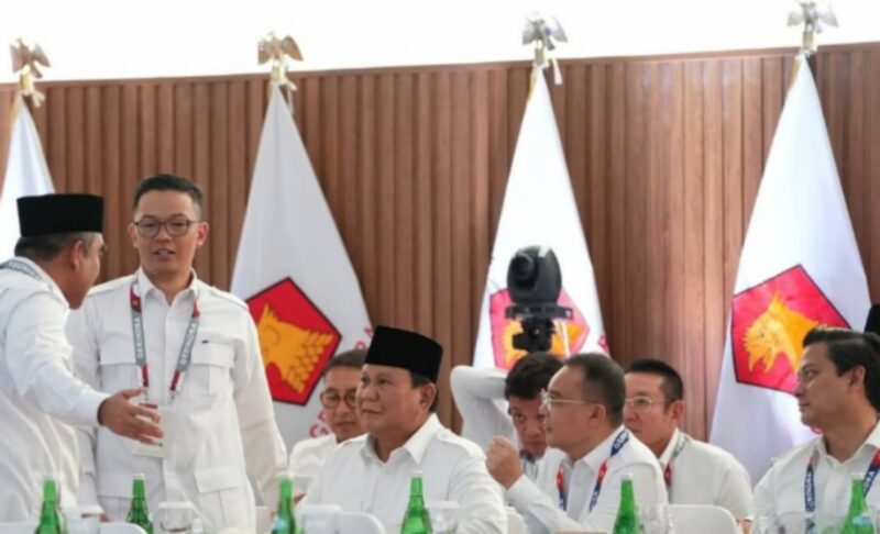 Kongres Luar Biasa (KLB) Partai Gerindra yang digelar di kediaman Prabowo di Hambalang, Jawa Barat, Kamis (13/2/2025). (Instagram.com/gerindra)