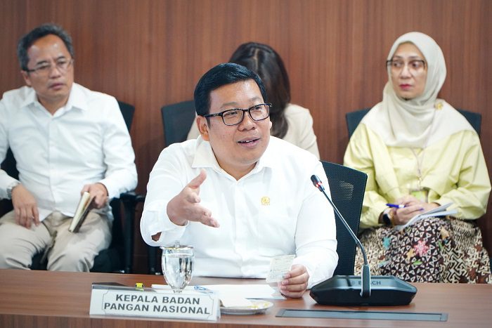 Acara Rakortas Evaluasi dan Perubahan Neraca Komoditas Tahun 2025' di Jakarta. (Dok. Bapanas)