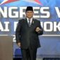 Presiden RI Prabowo Subianto saat Penutupan Kongres VI DPP Partai Demokrat di Jakarta. (Facebook.com @Agus Yudhoyono)

