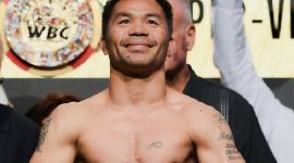 Manny Pacquiao kembali menggebrak ring tinju menghadapi juara bertahan WBC welterweight Mario Barrios. (Instagram.com @mannypacquiao)